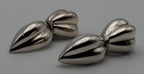 Zina - Vintage Sterling Silver Clip-On Earrings