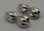 Zina - Vintage Sterling Silver Clip-On Earrings