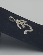 Vintage Solid Sterling Silver Om Symbol Pendant