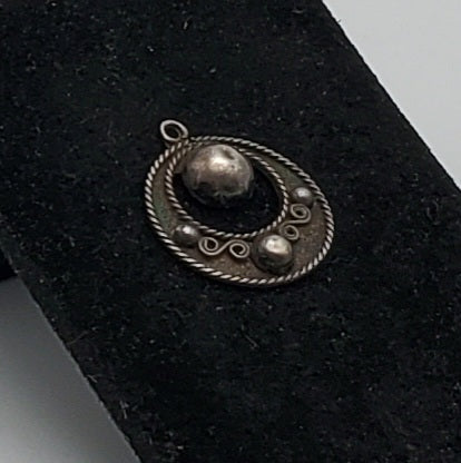 Vintage Handmade Sterling Silver Pendant