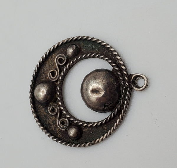 Vintage Handmade Sterling Silver Pendant