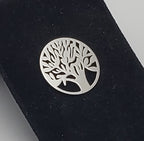 Vintage Silver Tone Metal Tree of Life Pendant