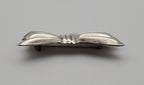 Vintage Handmade Sterling Silver Bow Brooch