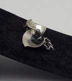 Jewelart - Vintage Sterling Silver Calla Lilies Brooch