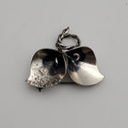 Jewelart - Vintage Sterling Silver Calla Lilies Brooch