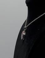 Vintage Dried Flowers Pendant Chain Necklace - 18.25"