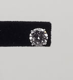 Vintage Cubic Zirconia Sterling Silver Stud Earrings - 10mm