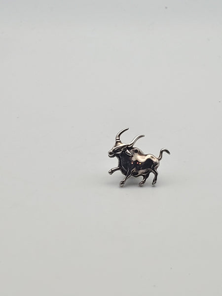 John Hardy - Vintage Sterling Silver Bull Pin