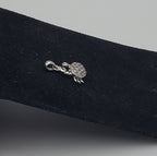 Vintage Sterling Silver Cubic Zirconia Crab Charm