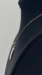 Vintage Sterling Silver "A Friend is Someone to..." Pendant on Sterling Chain Necklace - 18"