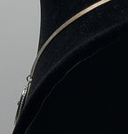 Vintage Handmade Sterling Silver Pendant on Sterling Herringbone Chain Link Necklace - 24"