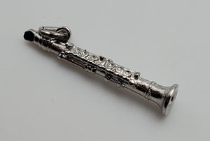 Wells - Vintage Clarinet Silver-Plated Charm