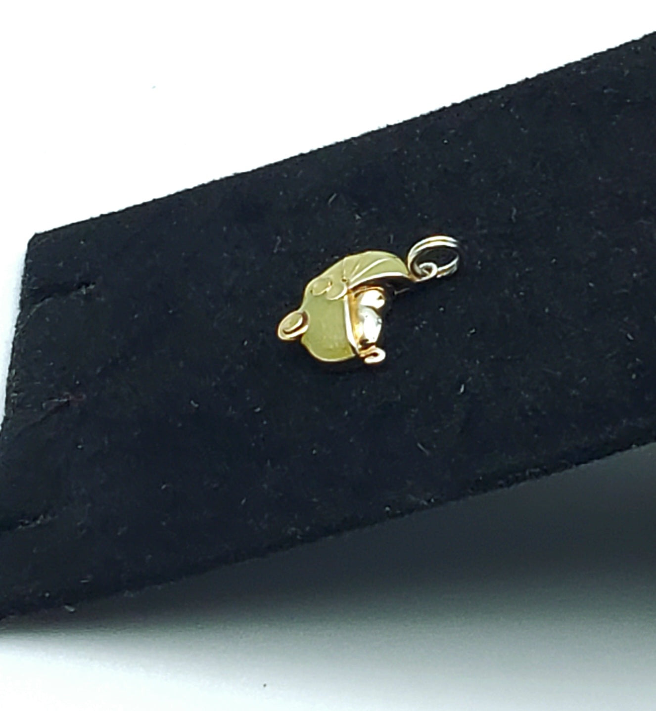 Vintage Sterling Silver Enamel Baby Carriage Charm