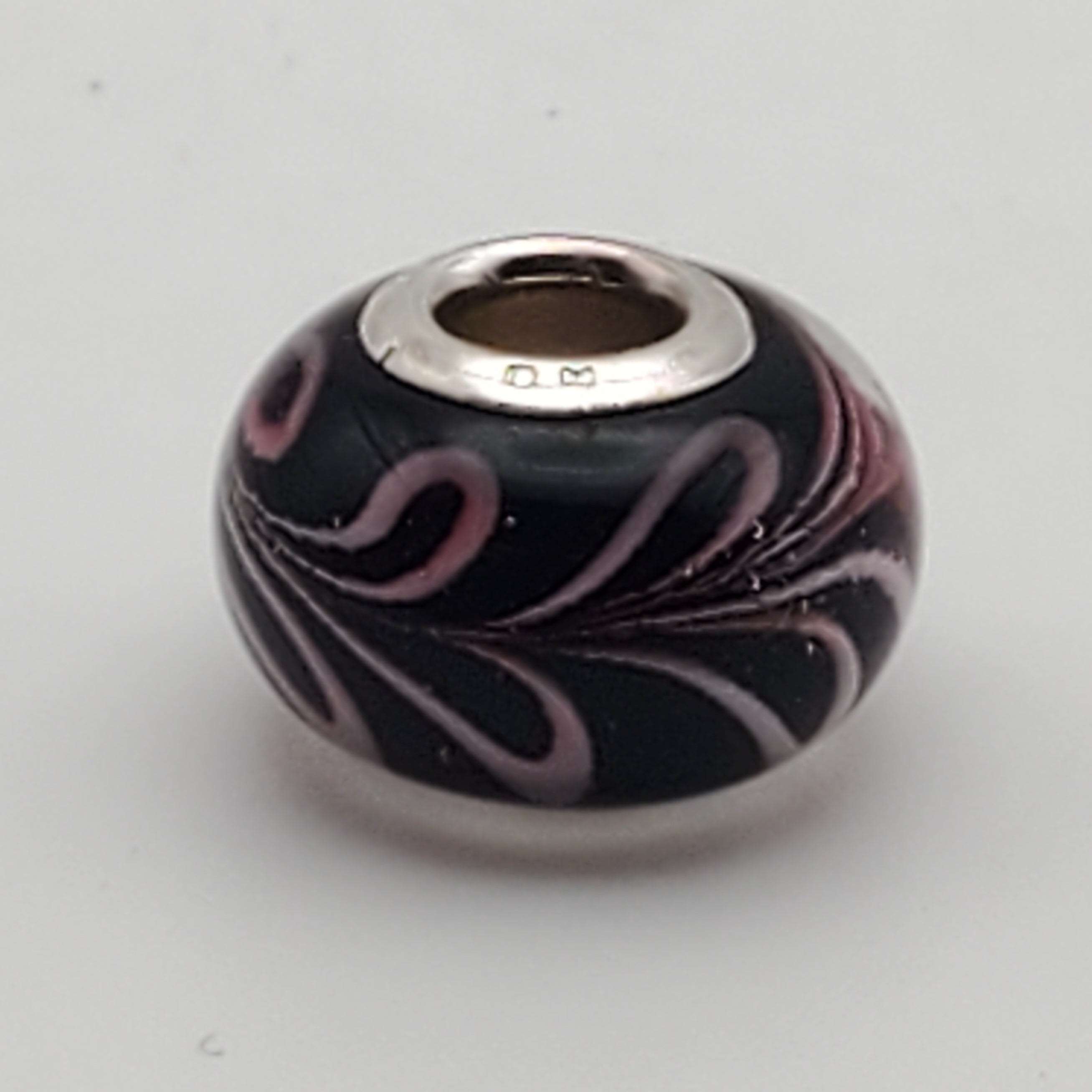 Sterling Silver and Glass Bead Charm