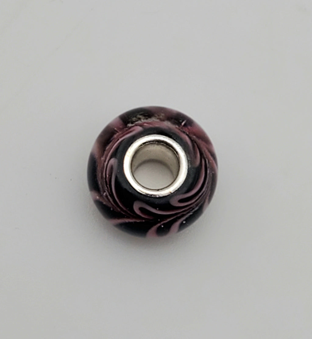 Sterling Silver and Glass Bead Charm