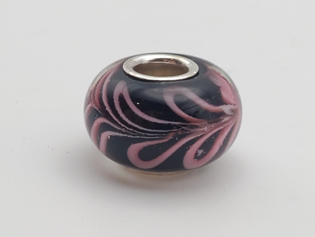 Sterling Silver and Glass Bead Charm