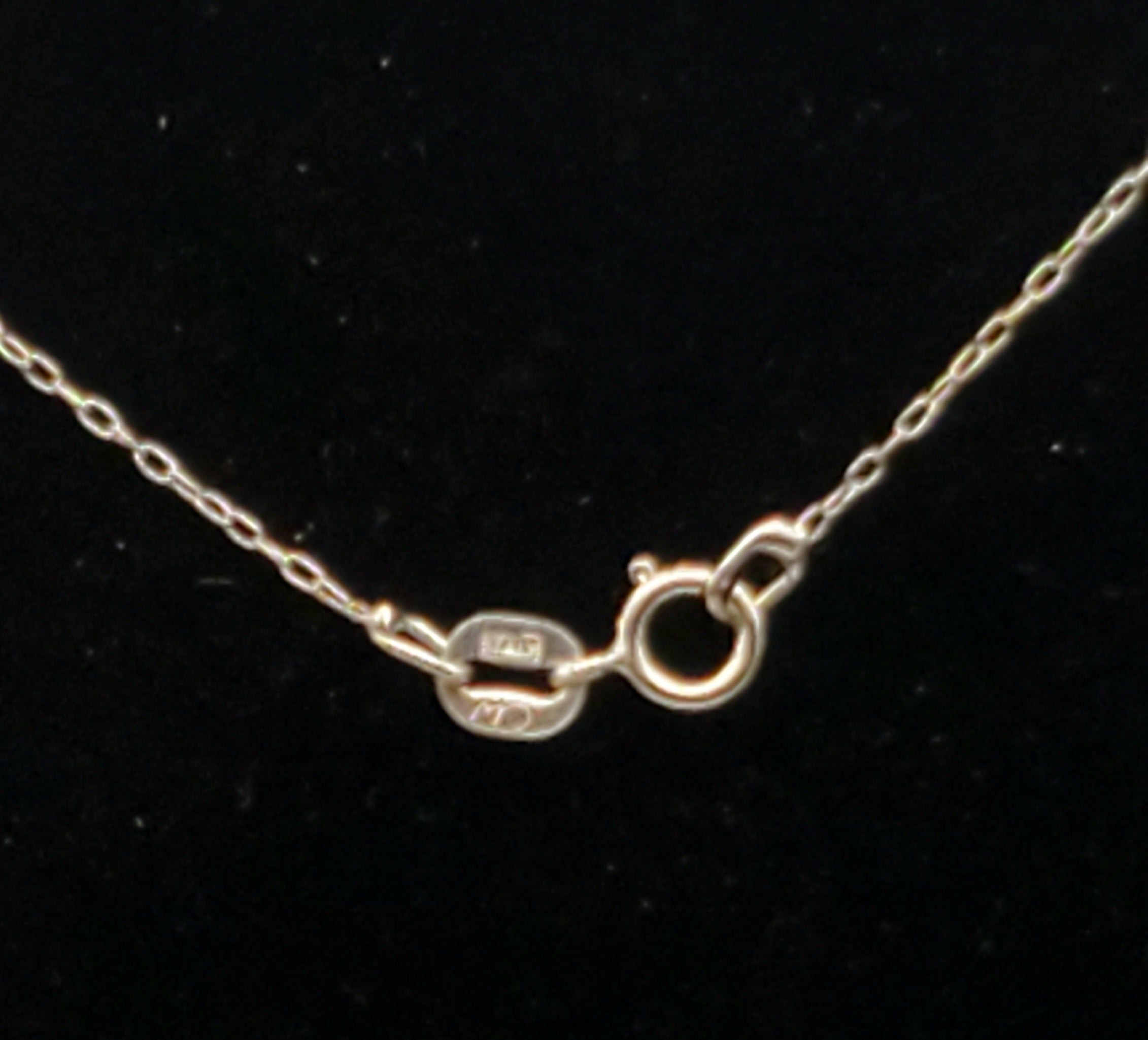 Sterling Silver Treble Clef Chain Necklace - 18.25"