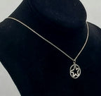 Sterling Silver Starfish Pendant Necklace - 18"