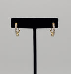 Vintage Gold Tone Sterling Silver Earrings