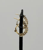 Vintage Gold Tone Sterling Silver Earrings