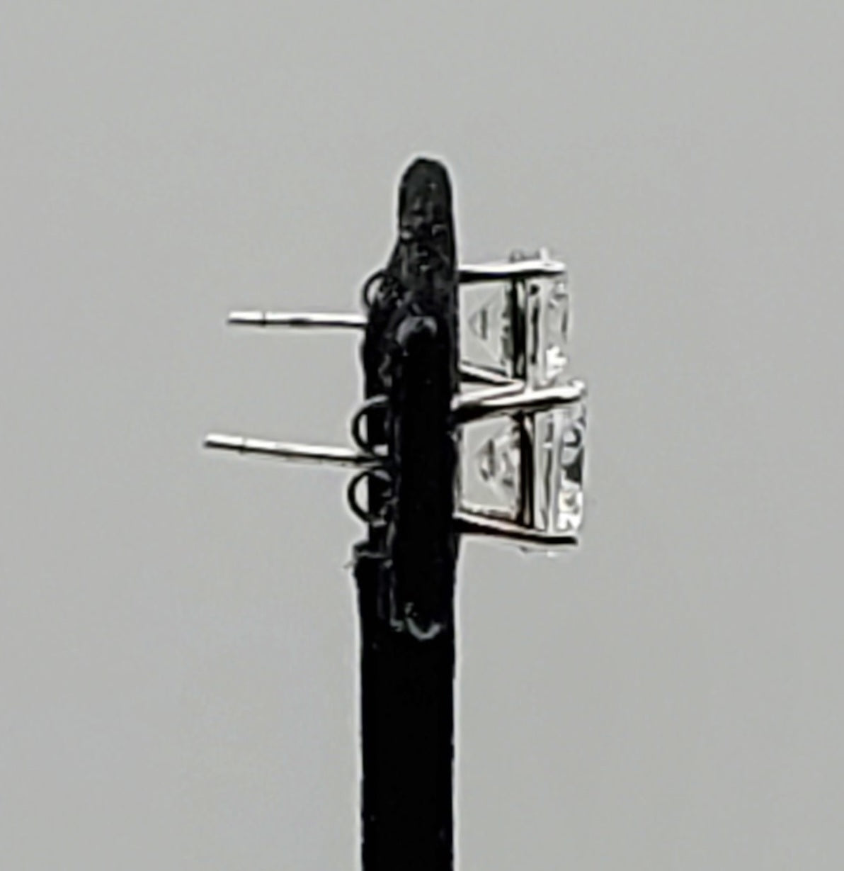 Cubic Zirconia Sterling Silver Stud Earrings