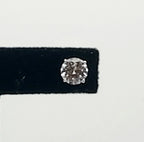 SINGLE Cubic Zirconia Sterling Silver Stud Earring