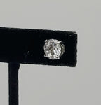 SINGLE Cubic Zirconia Sterling Silver Stud Earring