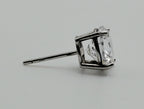SINGLE Cubic Zirconia Sterling Silver Stud Earring