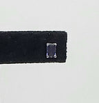 SINGLE Iolite Sterling Silver Stud Earring