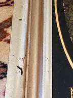 Vintage City College of New York Reverse Painted Glass