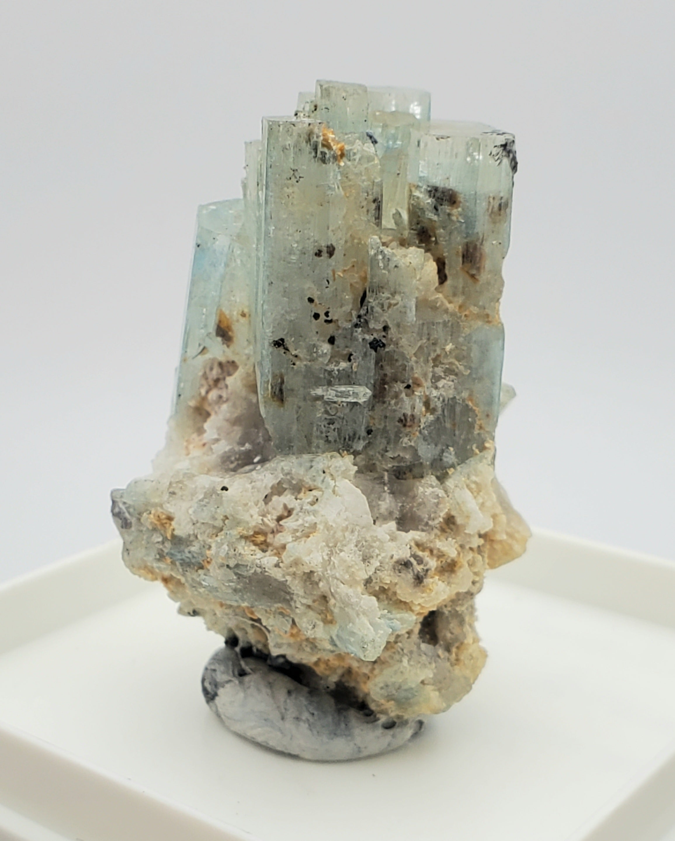 Aquamarine Crystal Cluster Mineral Specimen - Namibia