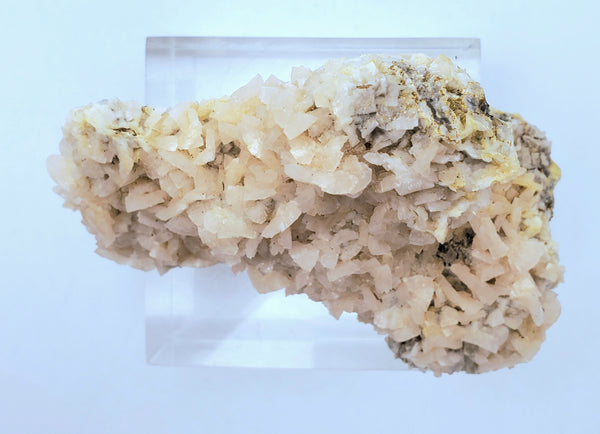 Dolomite Crystal Cluster Mineral Specimen with Druze Layer - Missouri, USA