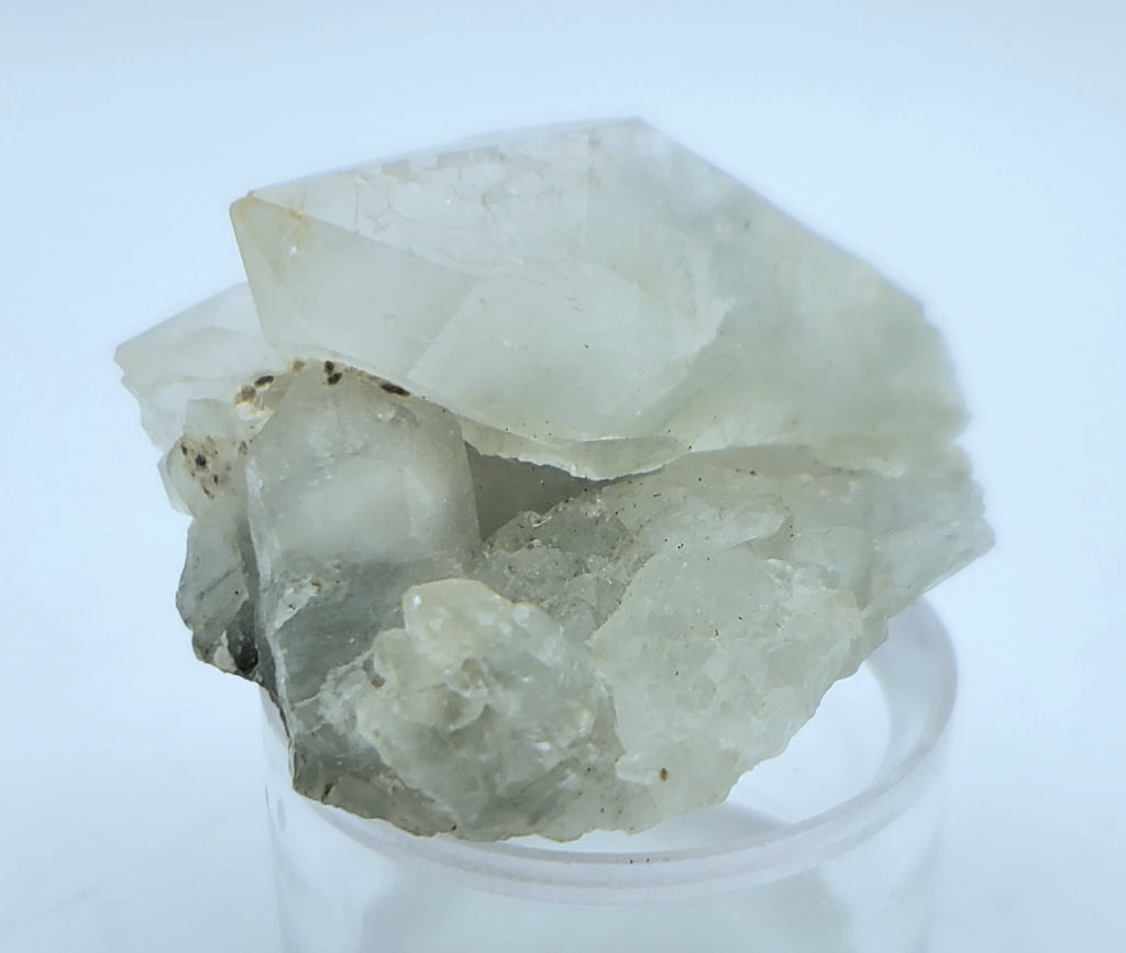 Chlorite Quartz Crystal Cluster Mineral Specimen - Pakistan