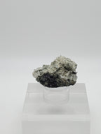 Galena and Needle Crystal Quartz Cluster Mineral Specimen - Bulgaria