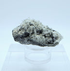 Galena and Needle Crystal Quartz Cluster Mineral Specimen - Bulgaria