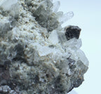 Galena and Needle Crystal Quartz Cluster Mineral Specimen - Bulgaria