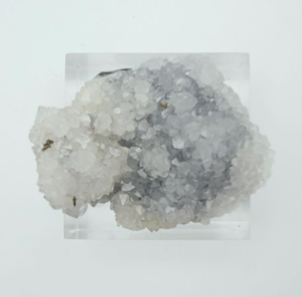 Quartz with Chalcopyrite Crystal Cluster Mineral Specimen - Missouri, USA