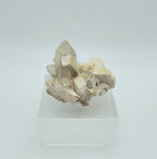 Chlorite Quartz Cluster on Feldspar Mineral Specimen - Nevada, USA