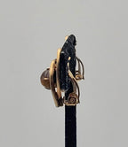 Vintage Tiger's Eye 12k Gold Filled Clip-On Earrings