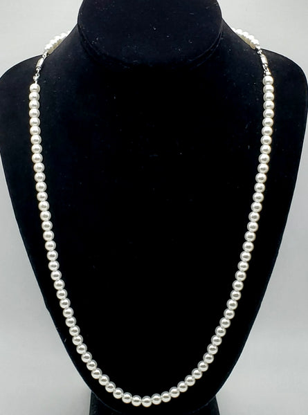 Three-in-One Convertible Faux Pearl Necklace/Bracelet