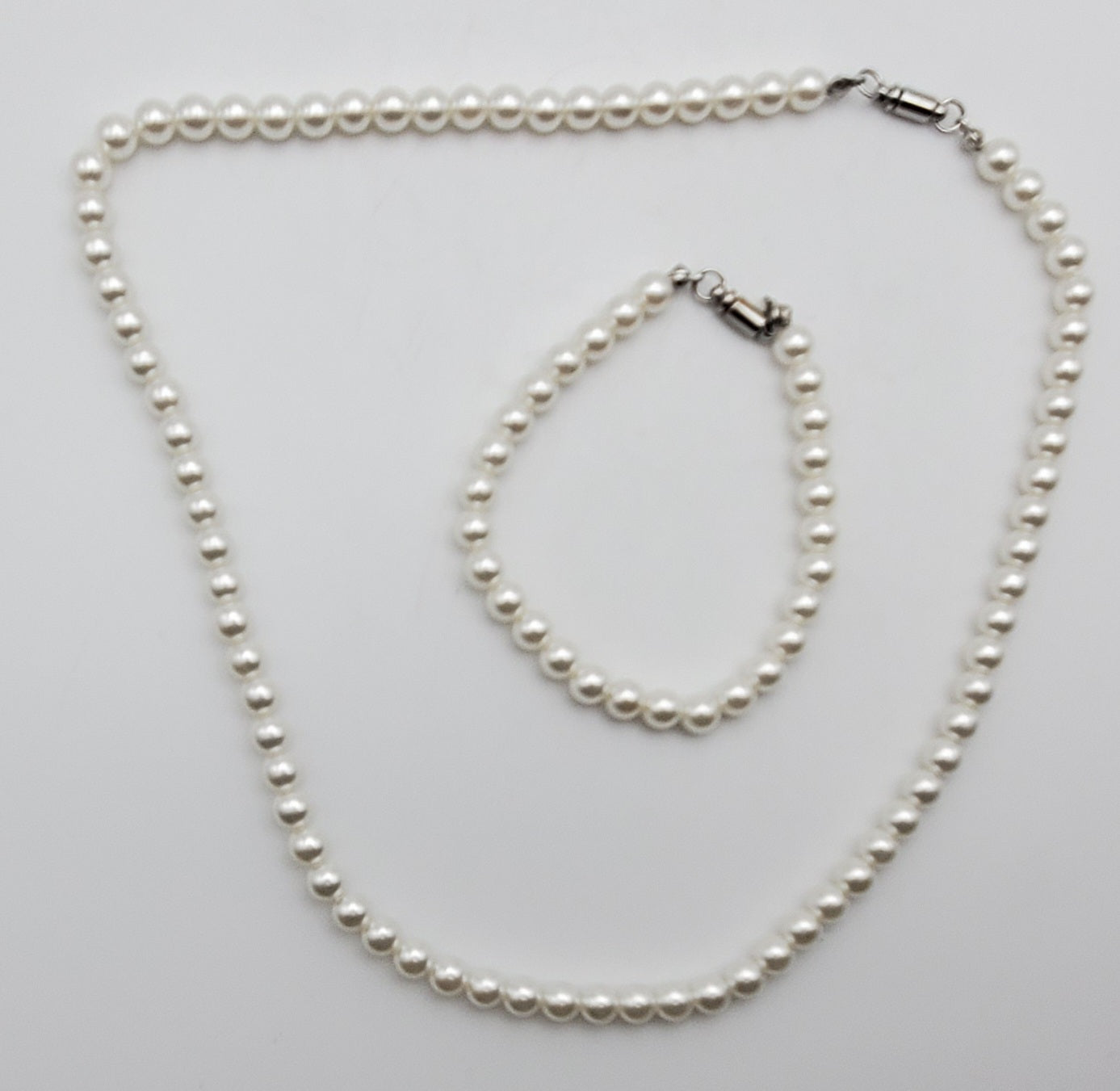 Three-in-One Convertible Faux Pearl Necklace/Bracelet