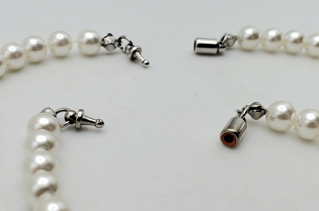 Three-in-One Convertible Faux Pearl Necklace/Bracelet