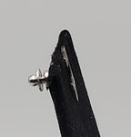 Vintage Sterling Silver Flag Lapel Pin