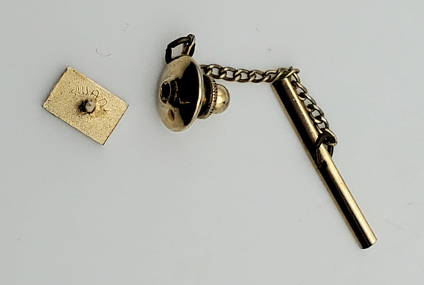 Swank - Vintage Gold Tone Tie Tack