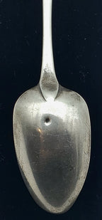 Antique John Vernon 18th Century American Silver Handmade Spoon