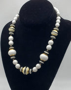 Vintage Beaded Necklace - 19"