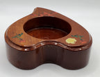 Handcrafted Vintage Kitschy Wood Heart Votive Holder