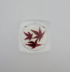 Vintage REAL Japanese Maple Leaves Acrylic Tray