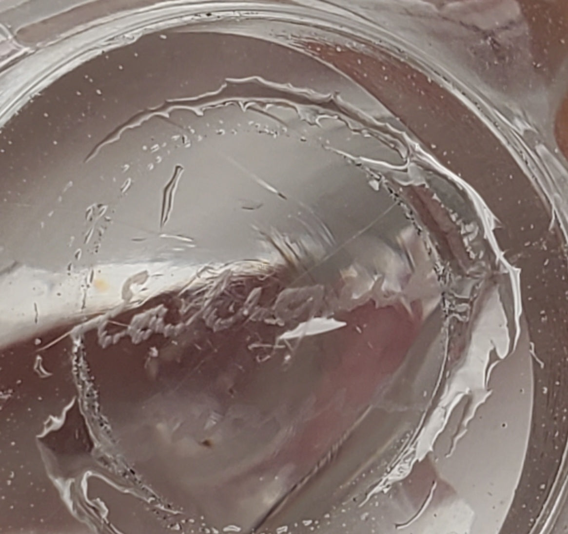 Frosted Glass Swans Ring Dish - DAMAGED