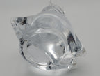 Charming Vintage Crystal Glass Rabbit Paperweight Figurine